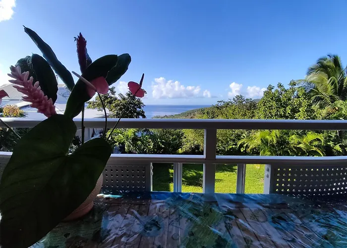 Bungalow With Sea View In Deshaies